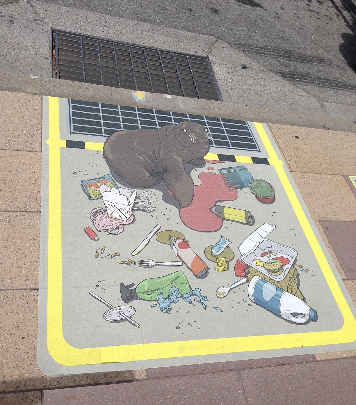 Colorful Messages Raise Awareness of… | Municipal Sewer and Water
