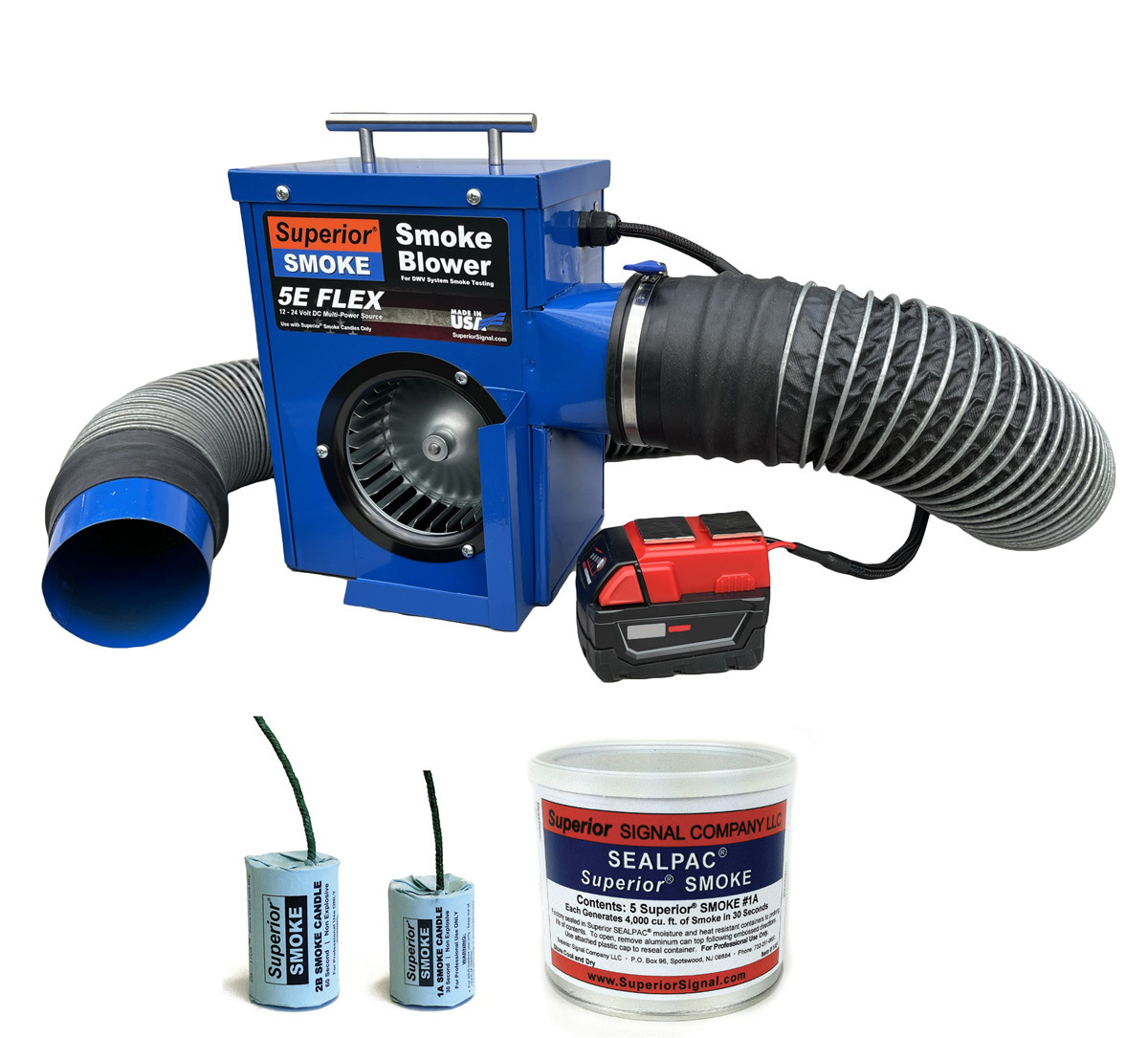 5e flex smoke blower 3 candles 1