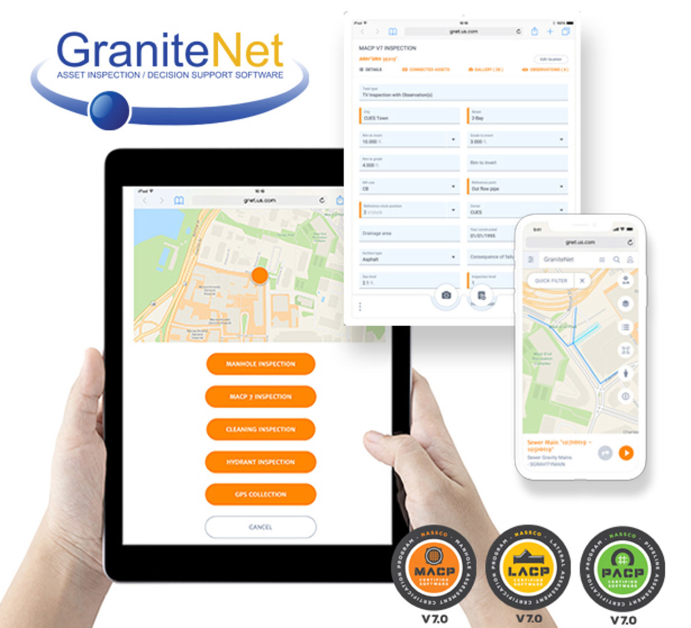 CUES Granite Net Web Inspect
