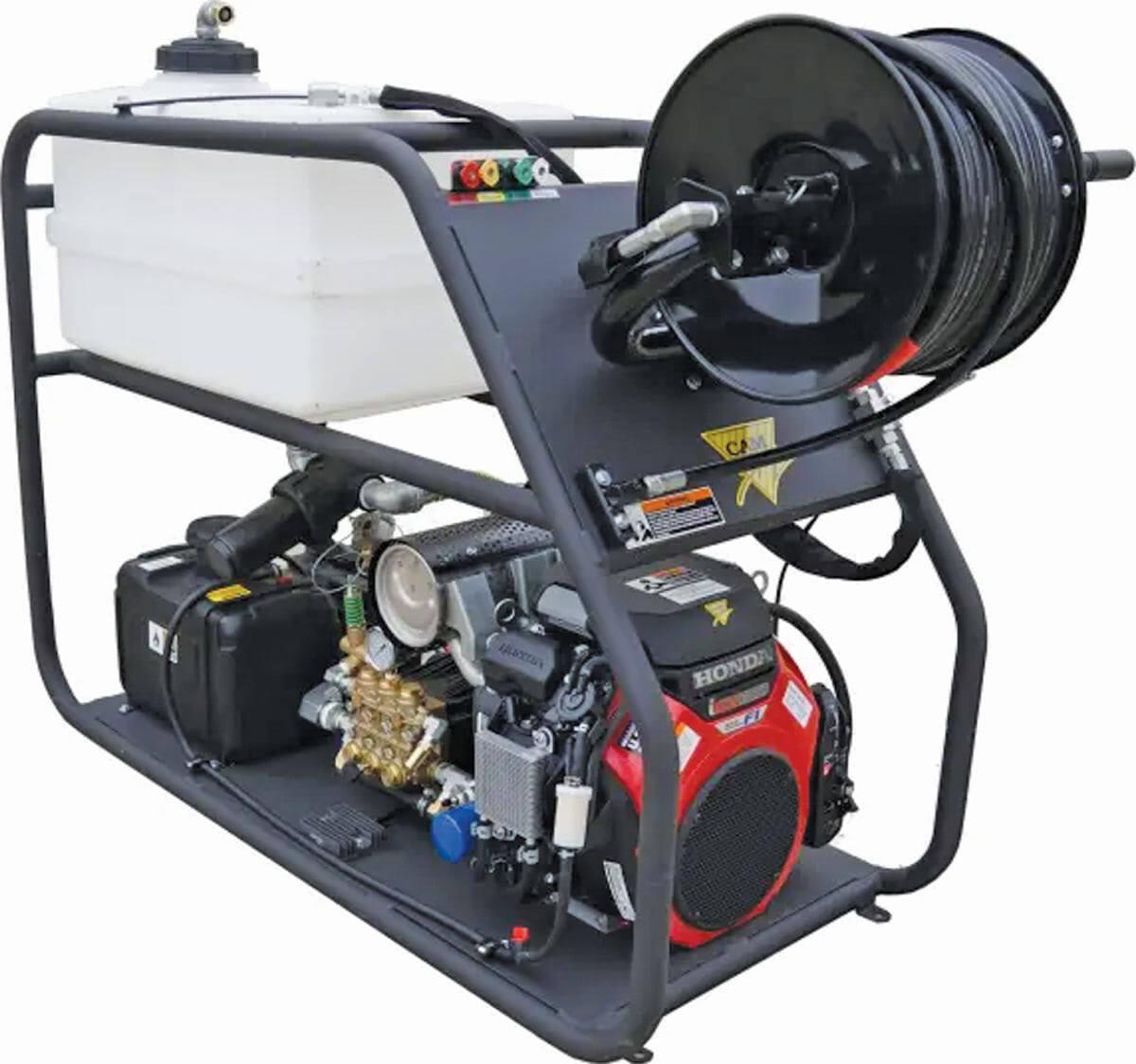 Cam Spray Offers Industrial Skid- and Van-Mounted, Gas-Powered Drain and Sewer Jetters