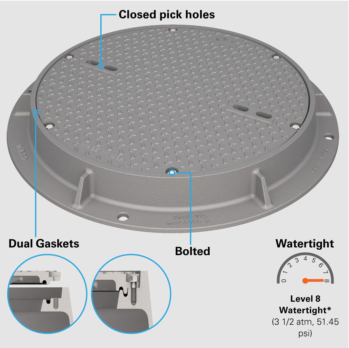 Watertight Access Assemblies Installed in the Boston Metropolitan Area