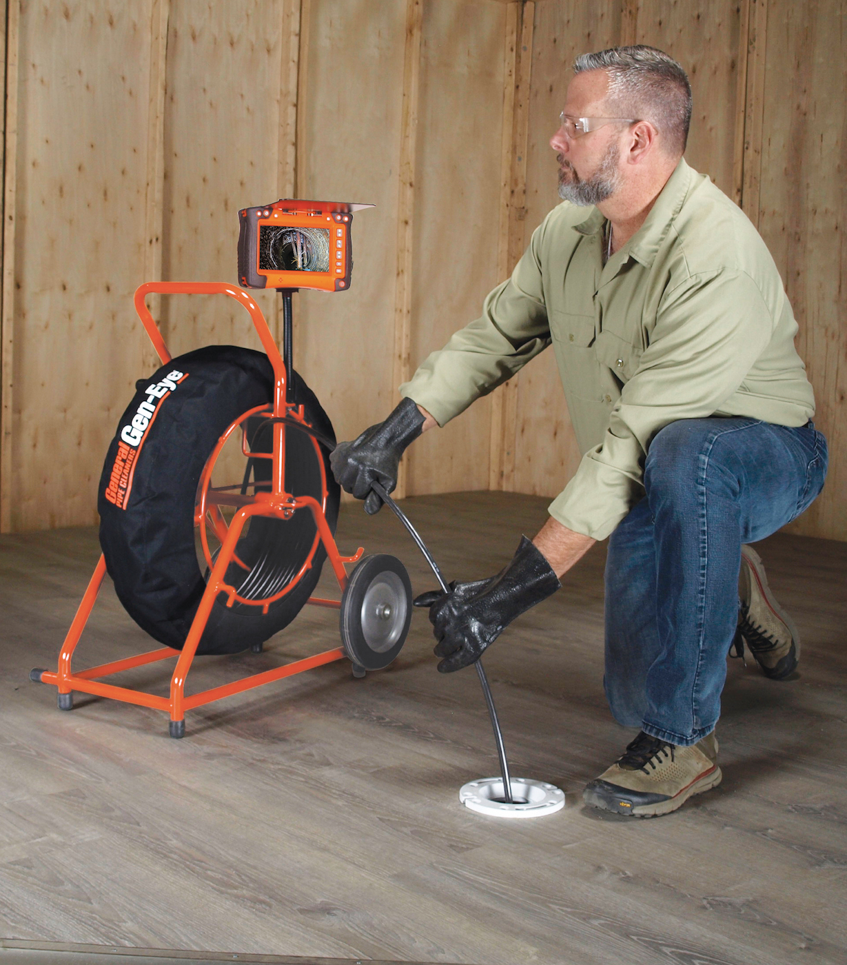 Gen Eye X POD with cover in use wood