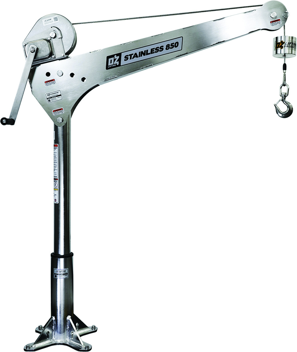 OZ Lifting Products Stainless Davit