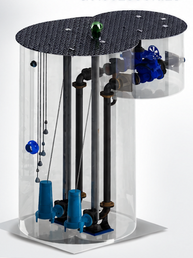 Packaged Fiberglass Lift Station