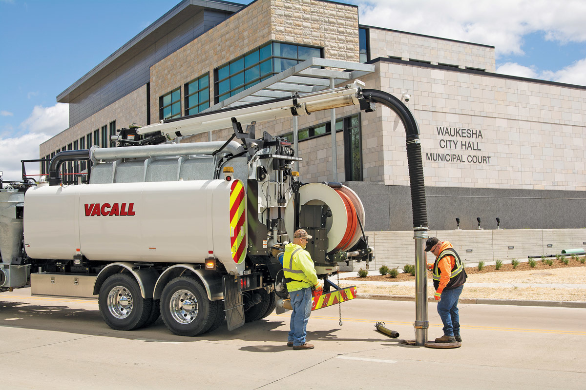 Versatile Vacall AllJetVac Combination Sewer Cleaner Is Well Equipped for Productive Work