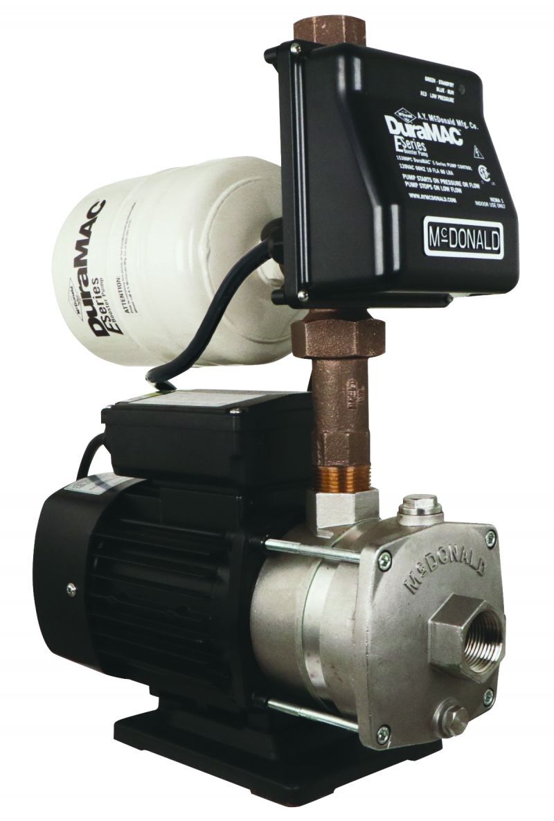 A y mcdonald e series duramac water pressure booster system large