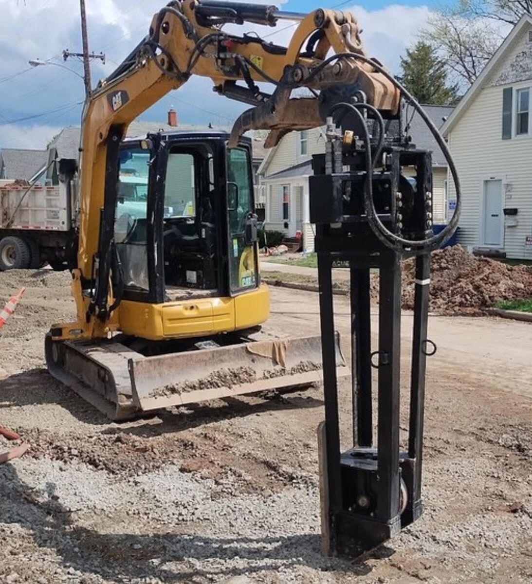 Acme trenchless pipe winch