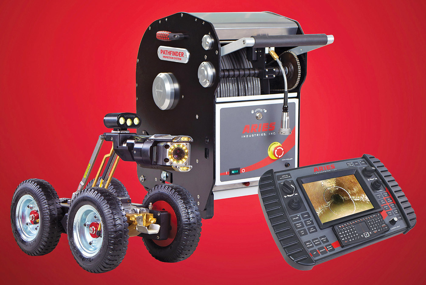 Crawler Cameras - Aries Industries Mobile Pathfinder