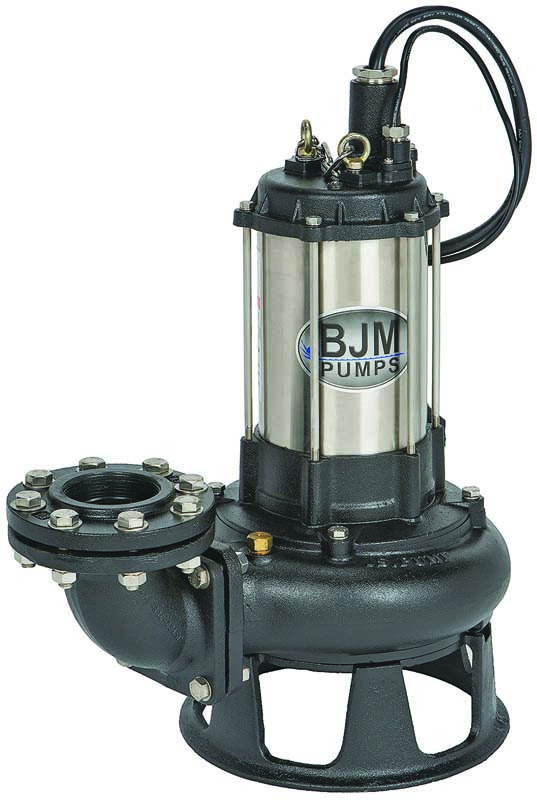 BJM solids-handling submersible pumps
