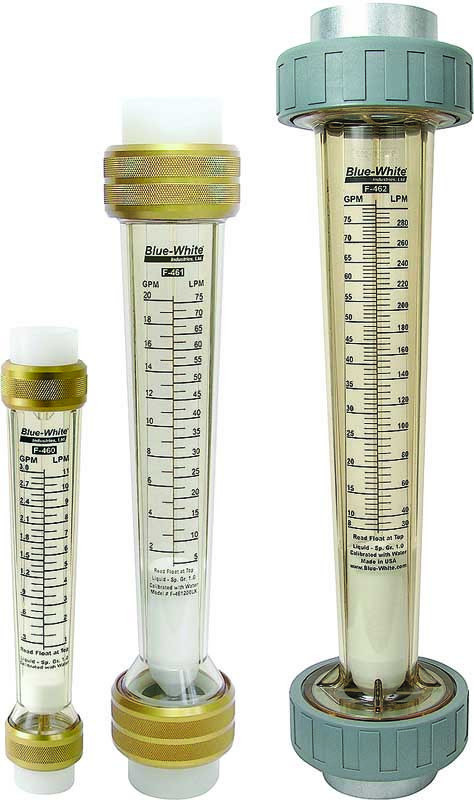 Blue-White metal-free flowmeters