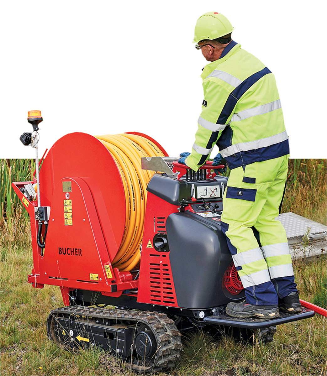 Bucher municipal north america remote reel