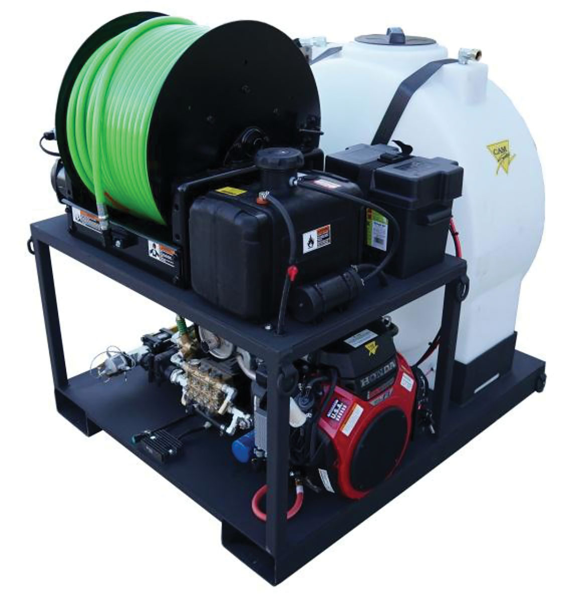 Cam spray 3012h compact skid mount jetter