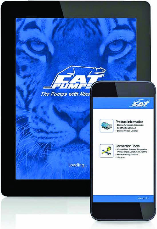 Cat Pumps mobile phone product app