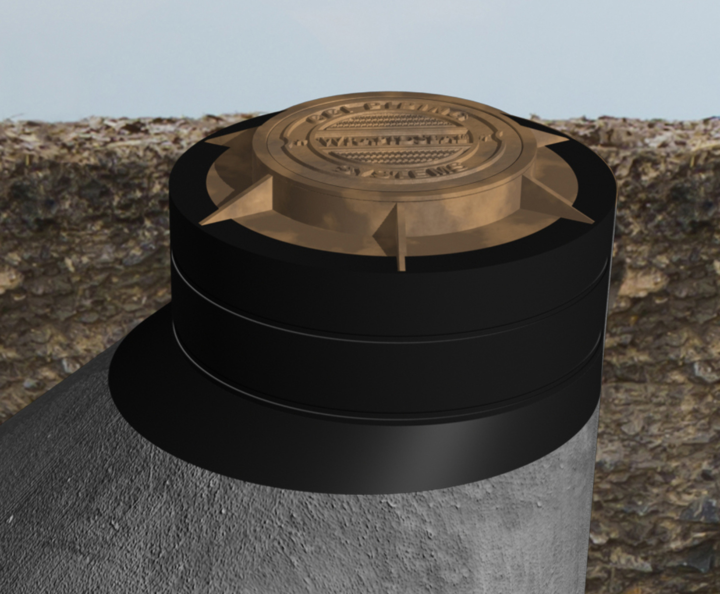 Cci pipeline systems wrapidseal manhole encapsulation system