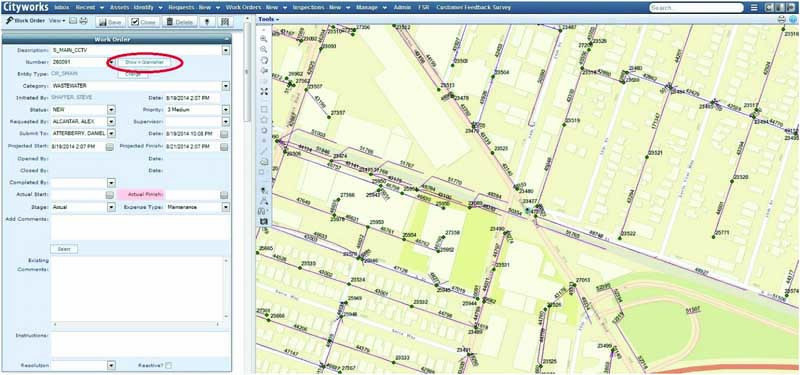 CUES GraniteNet Cityworks integration module