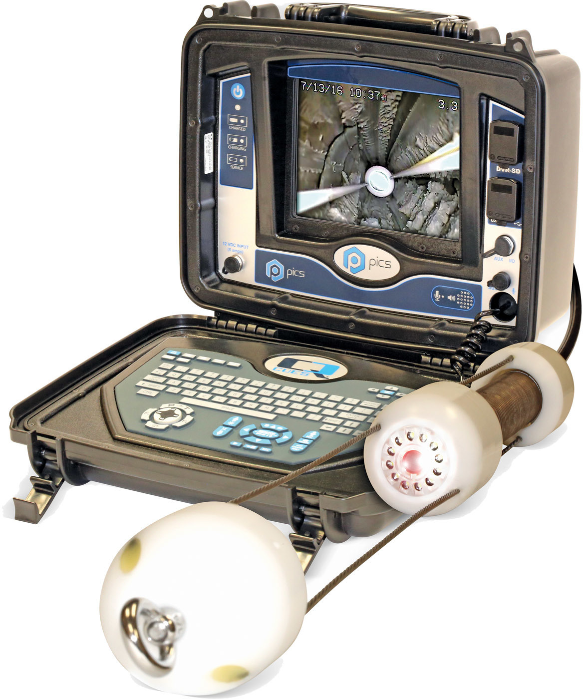 CUES Pullback Inspection Camera System borehole inspection camera