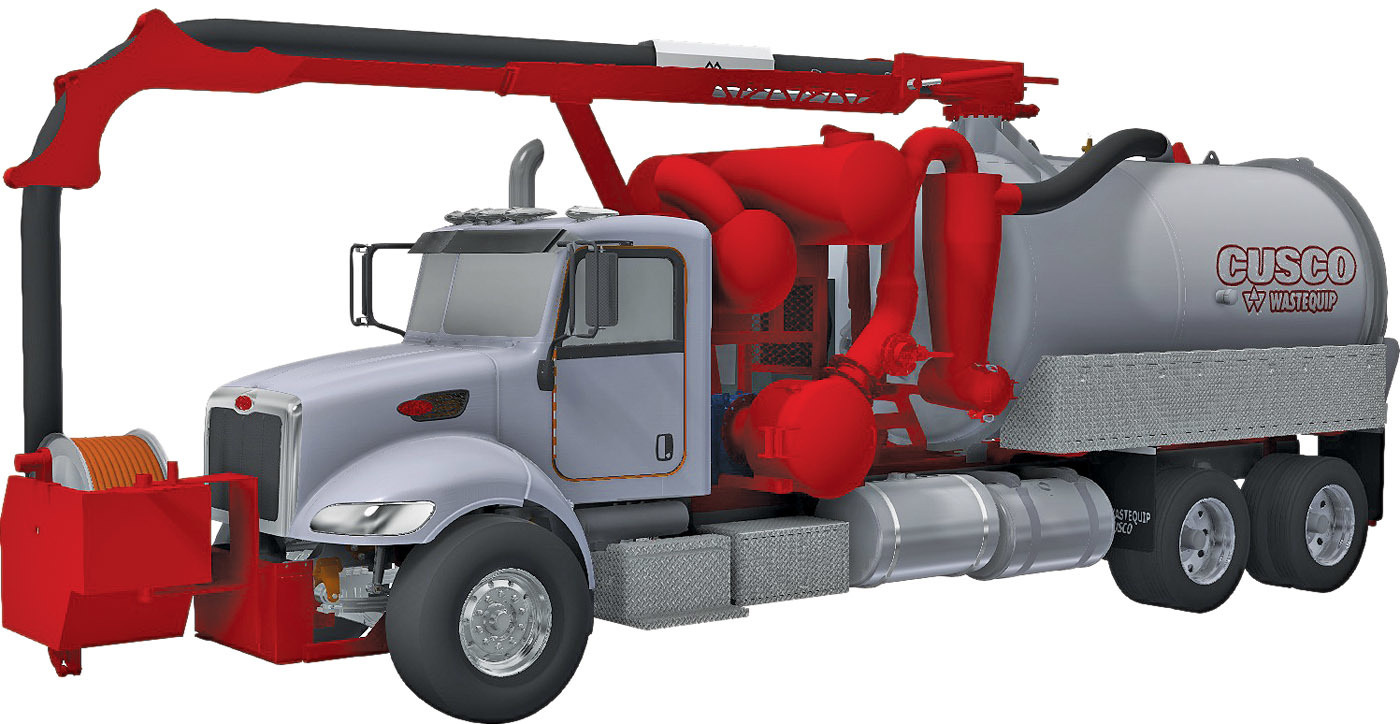 Cusco Sewer Jetter vacuum truck