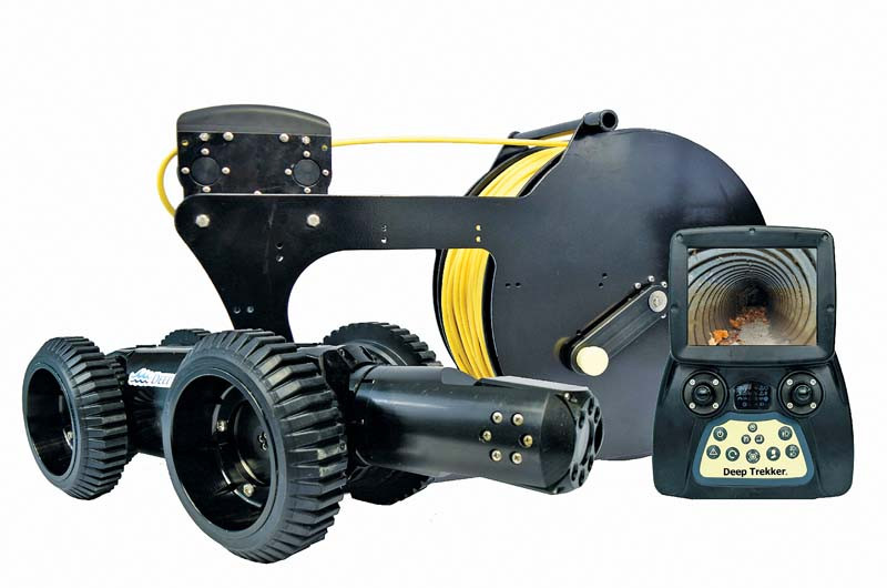 TV Inspection Cameras - Deep Trekker DT340 Pipe Crawler