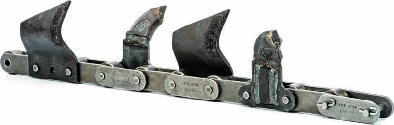 Ditch Witch digging system for walk-behind trenchers