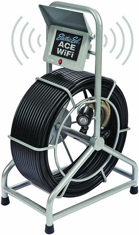 Electric Eel pipeline inspection camera with Wi-Fi
