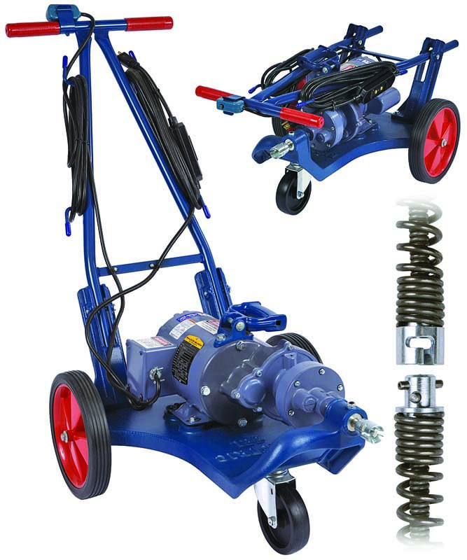 Electric Eel dual-cable sectional drain cleaner