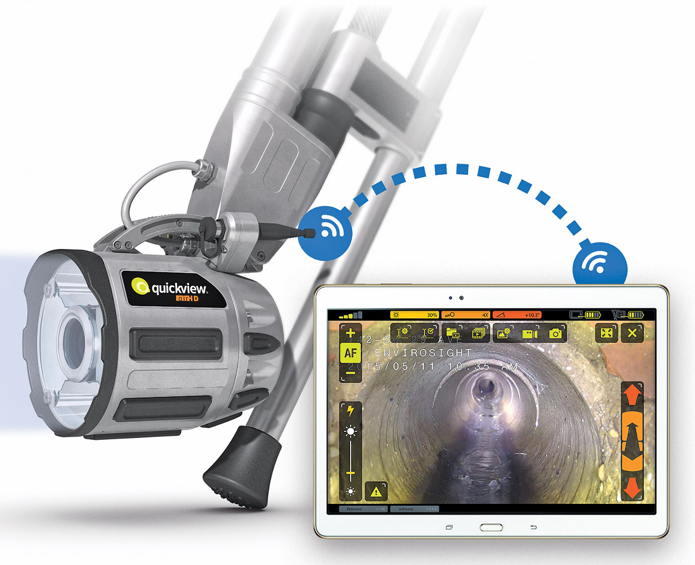 Mainline Inspection - Envirosight Quickview airHD