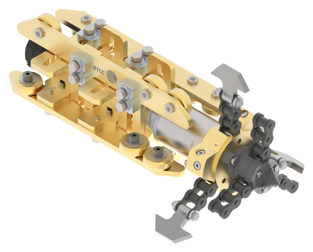 Enz usa 10 300r rotating chain scraper