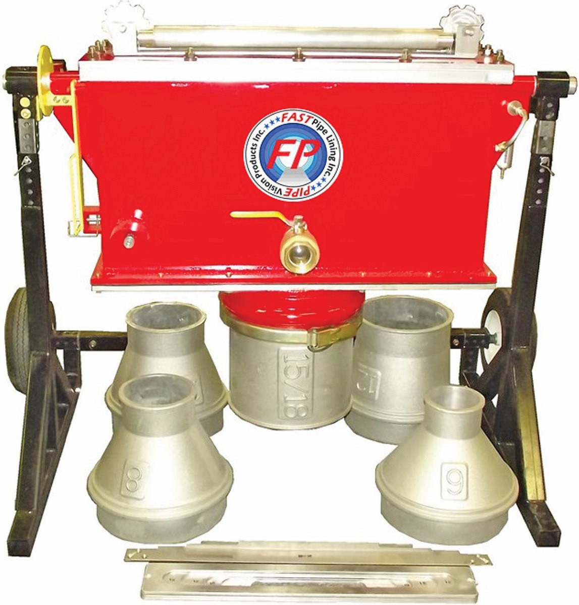 Fast pipe lining air inverter