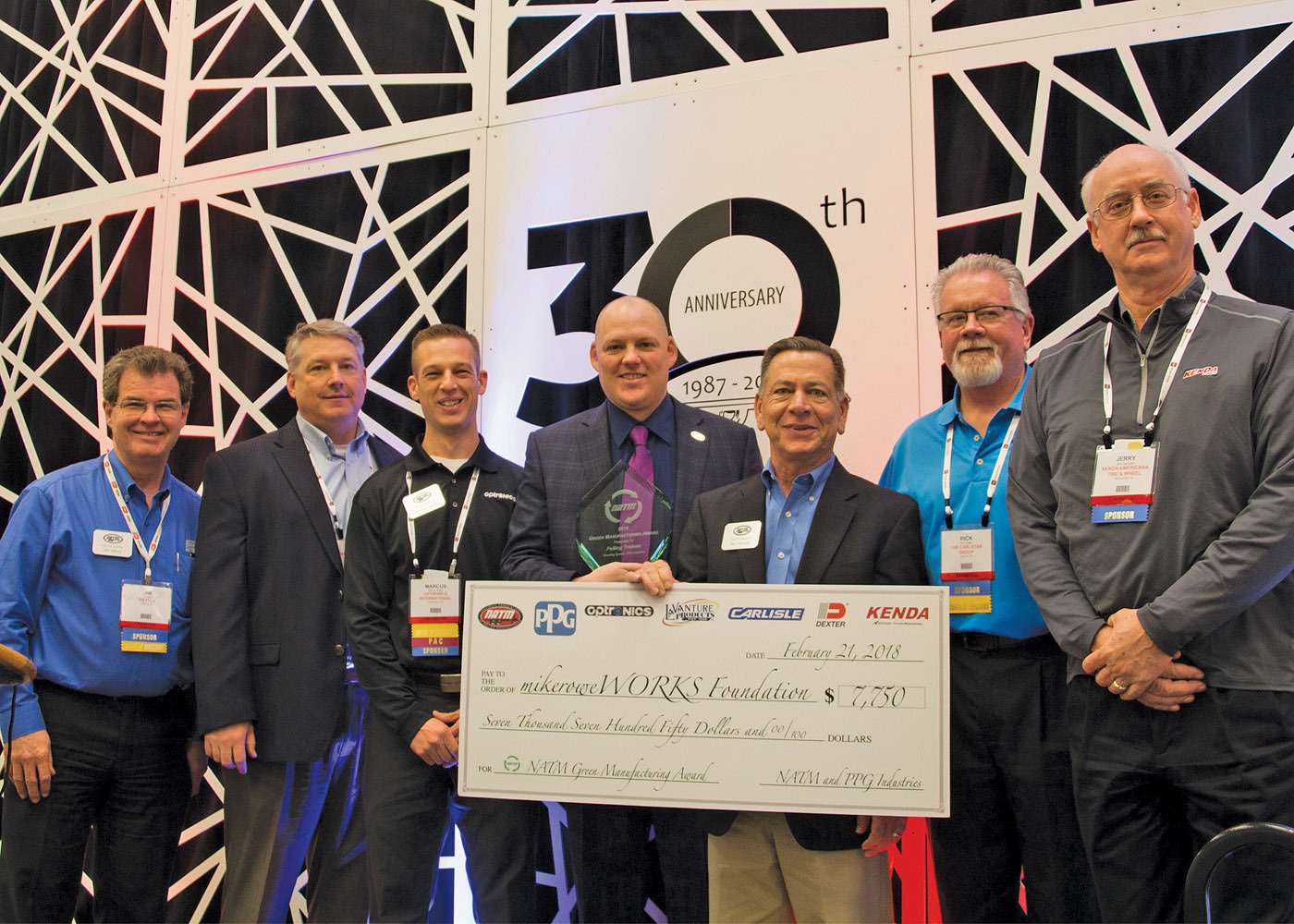 Felling Trailers named 2018 Green Manufacturing Award recipient
