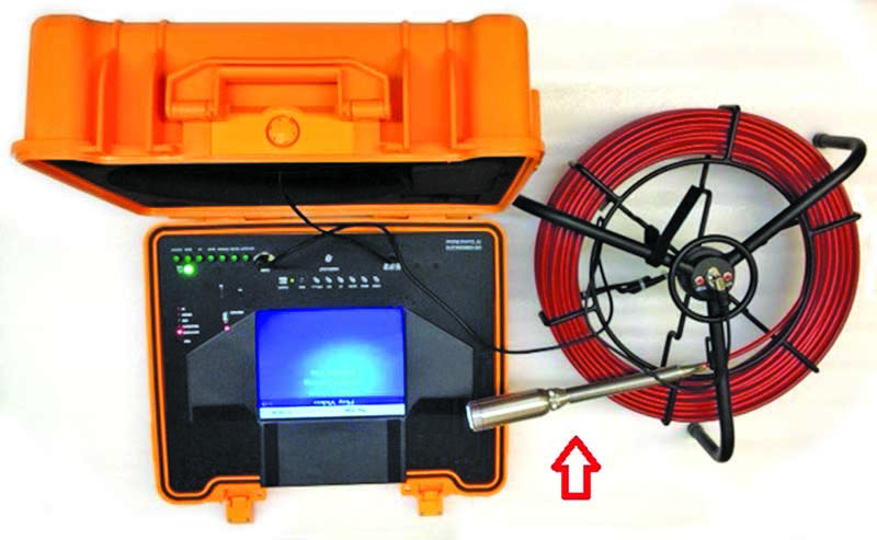 TV Inspection Cameras - Inspection system with lay-flat reel