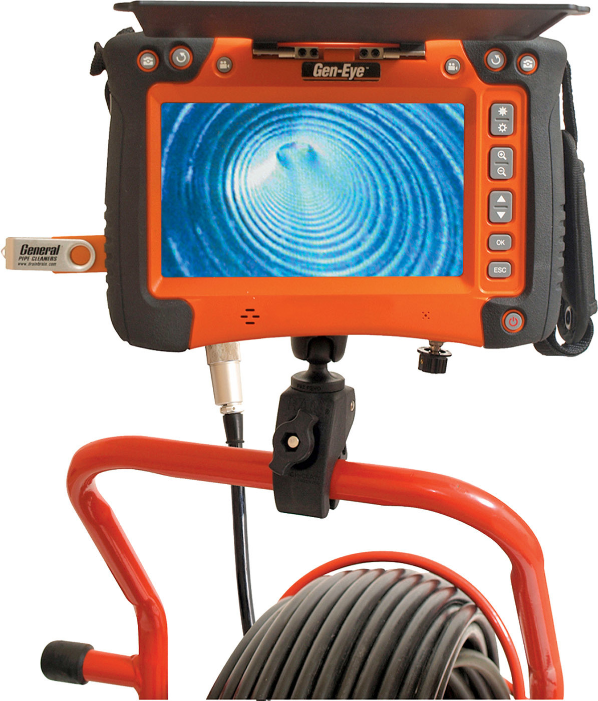 Mainline TV Camera Systems - General Pipe Cleaners/General Wire Spring Gen-Eye X-POD