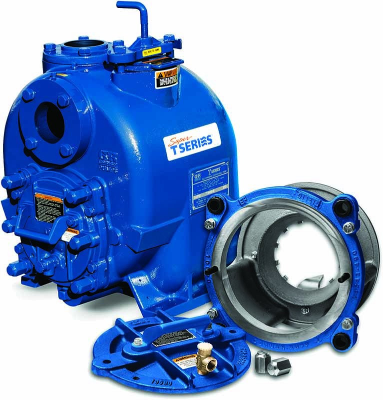 Gorman-Rupp self-cleaning solids management system