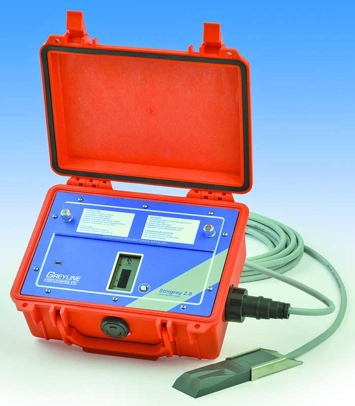 Greyline battery-powered area-velocity flow logger