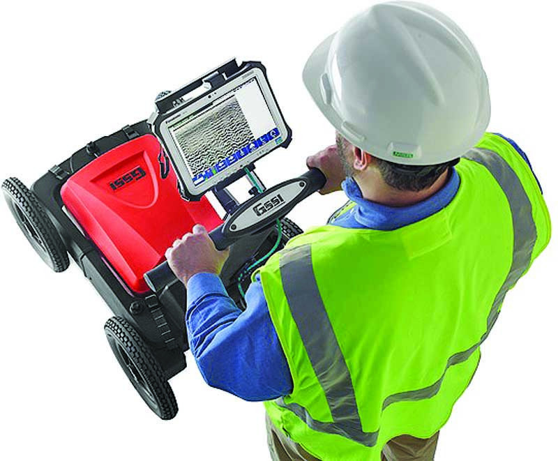 GSSI ground penetrating radar system