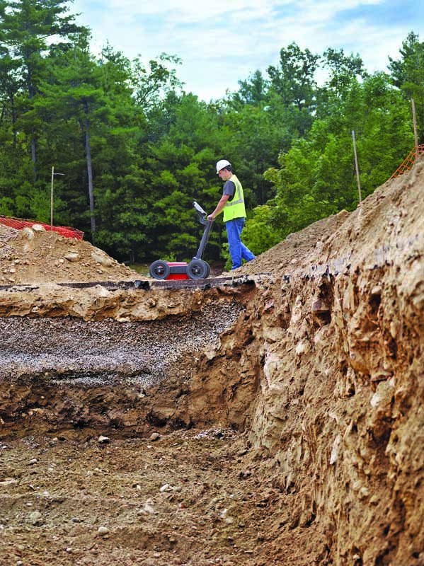 GSSI ground-penetrating radar system