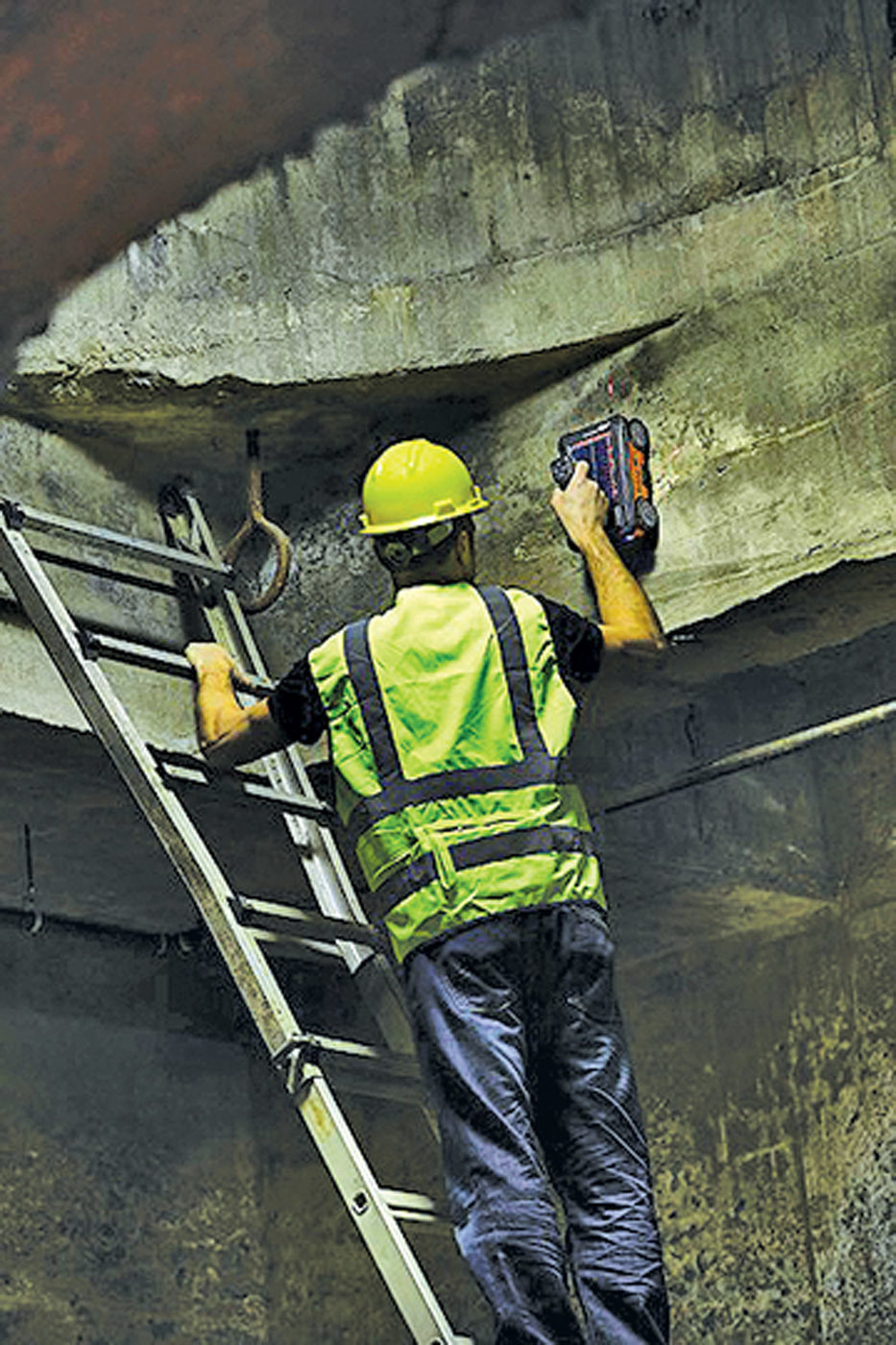 GSSI drill hole feature for StructureScan Mini XT