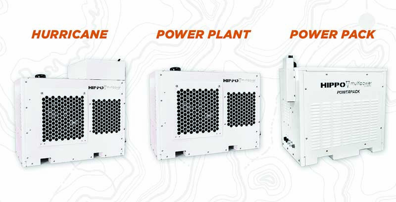 Hippo auxiliary power units for trucks