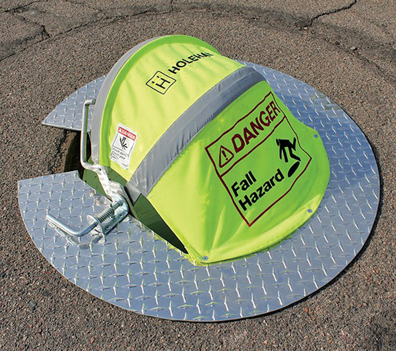Holehat manhole safety cover