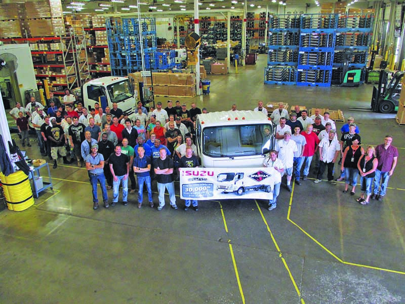 Isuzu produces 30,000th N-Series gas truck