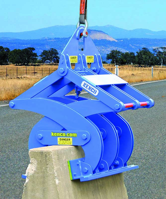 KENCO concrete barrier lifter