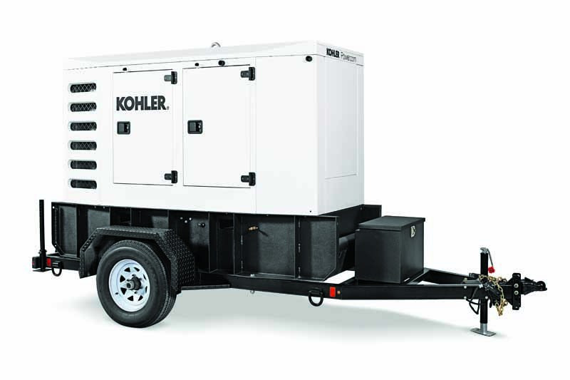 KOHLER diesel-powered mobile generator