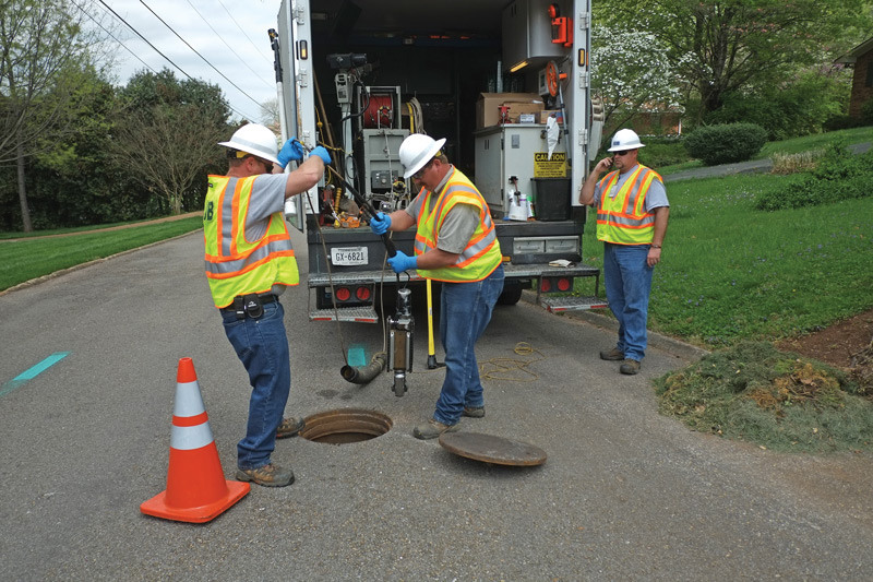 Manhole Root Control Root Force | Municipal Sewer and Water