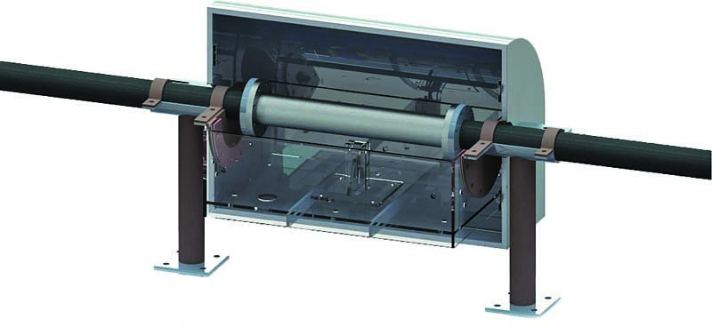 MPV Tech inline slurry density gauge