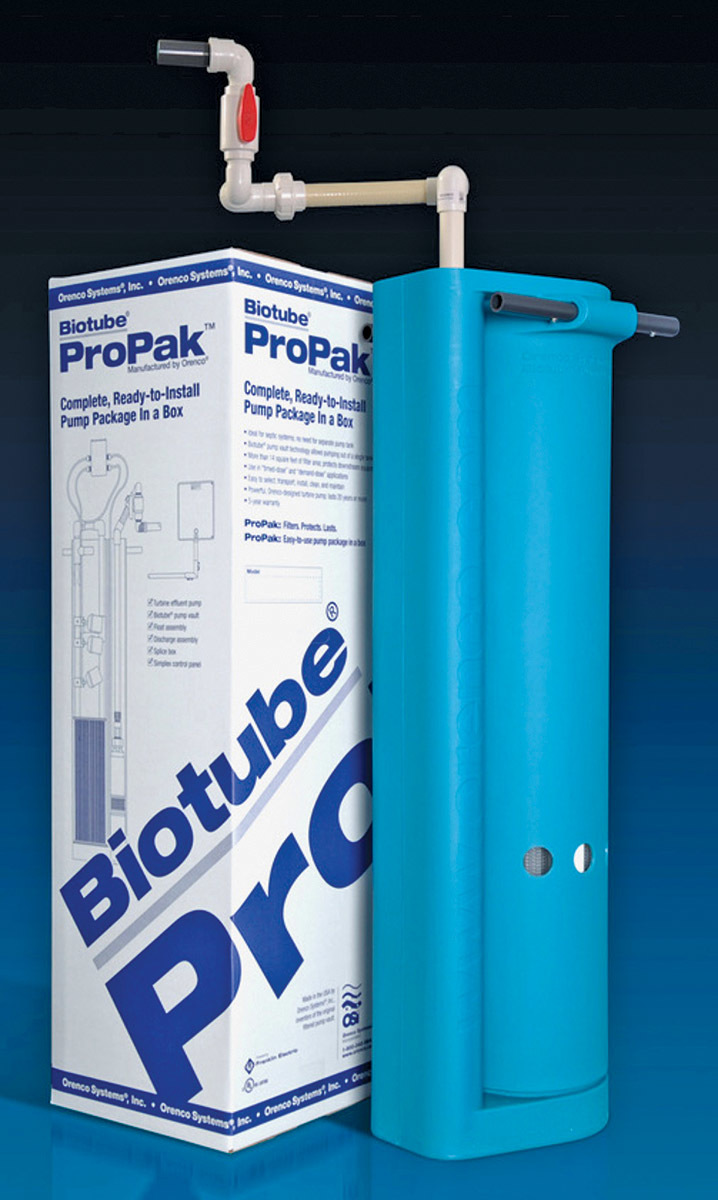 Orenco systems biotube propak