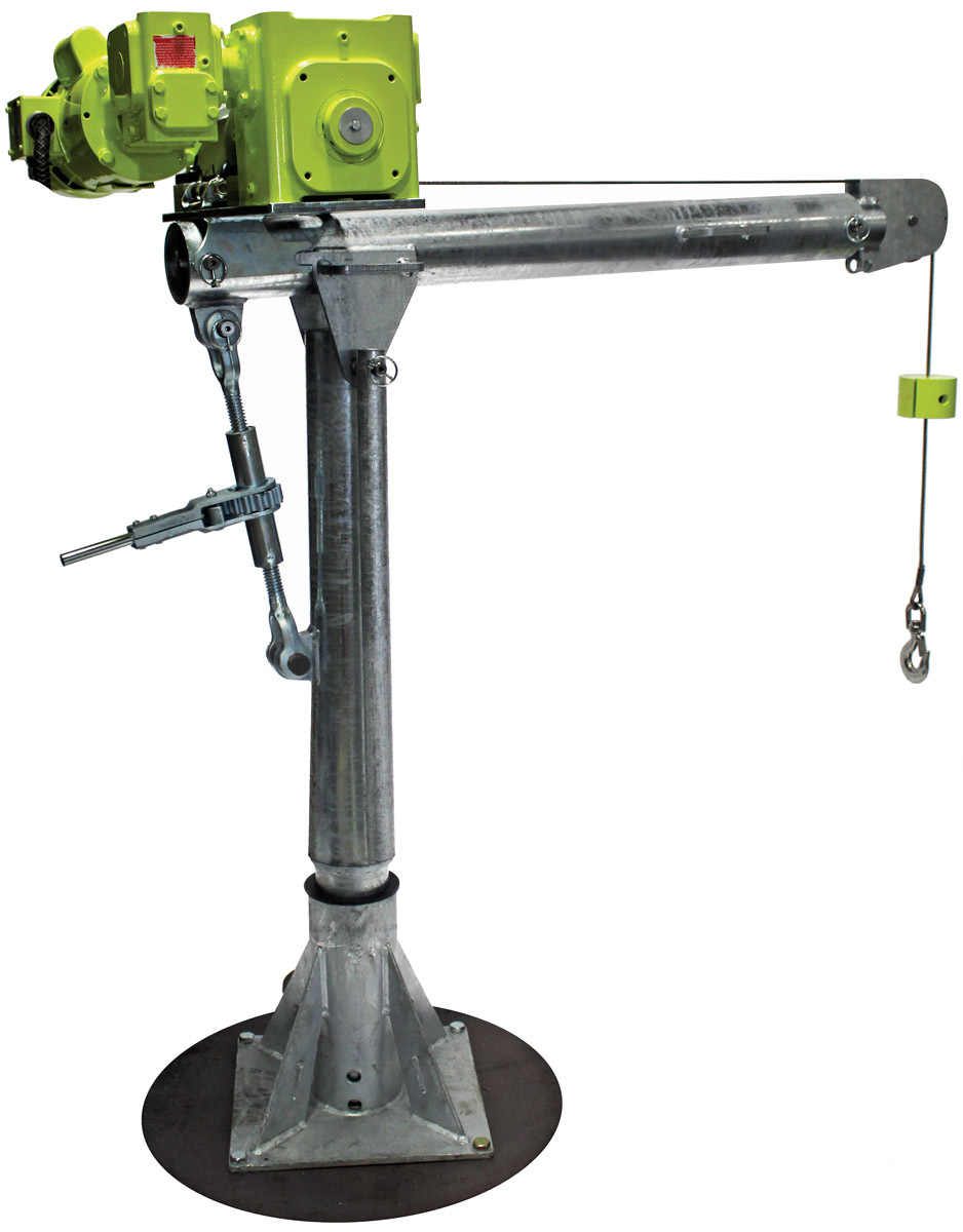 Patterson davit crane