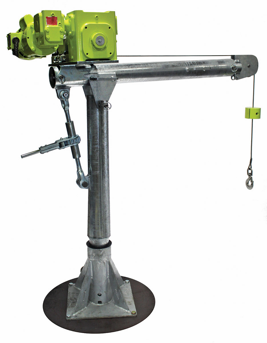 Patterson manufacturing davit crane