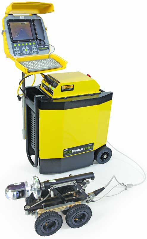 TV Inspection Cameras - Pushrod crawler system