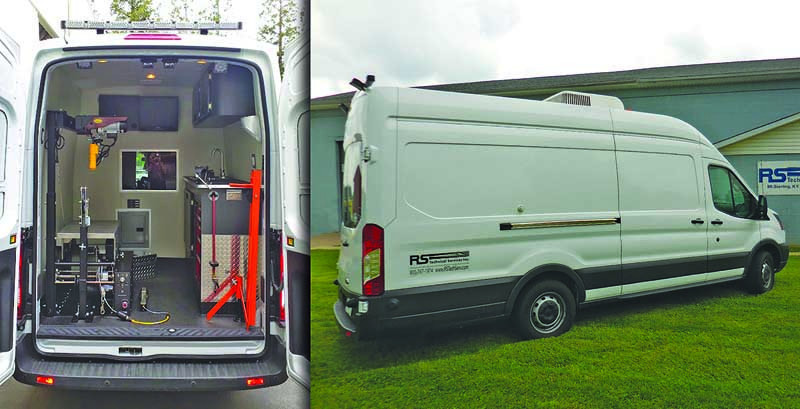 Inspection Vehicles - R.S. Technical Services Ford Transit CCTV pipeline inspection vehicle