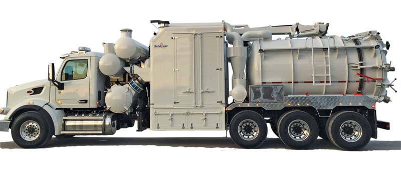 Jet/Vac Combination Trucks/Trailers - SchellVac Equipment 2600 Series Combination Hydrovac