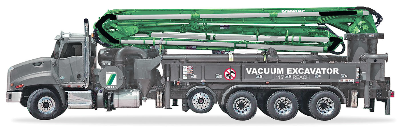 Hydroexcavation Equipment and Supplies - Schwing America VX115 vacuum excavator